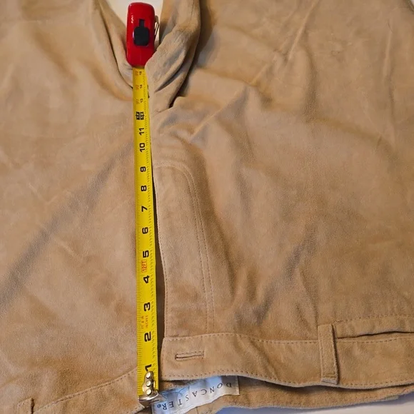 Doncaster Womens Luxury Suede In Khaki/Camel. These Pants Are Custom Fit $60 - Picture 3 of 10